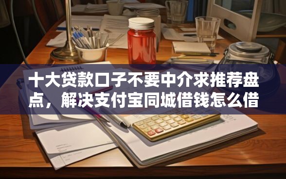 十大贷款口子不要中介求推荐盘点，解决支付宝同城借钱怎么借钱的问题