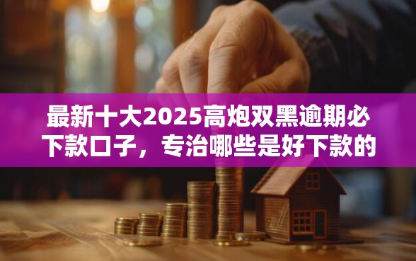 最新十大2025高炮双黑逾期必下款口子，专治哪些是好下款的网贷