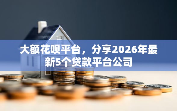 大额花呗平台，分享2026年最新5个贷款平台公司
