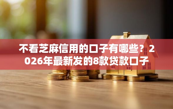 不看芝麻信用的口子有哪些？2026年最新发的8款贷款口子