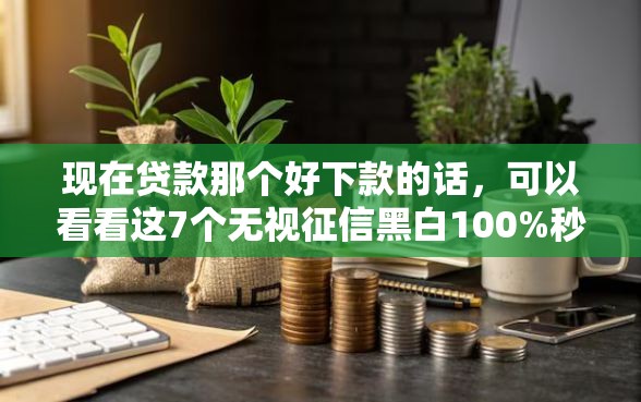 现在贷款那个好下款的话，可以看看这7个无视征信黑白100%秒下网贷软件
