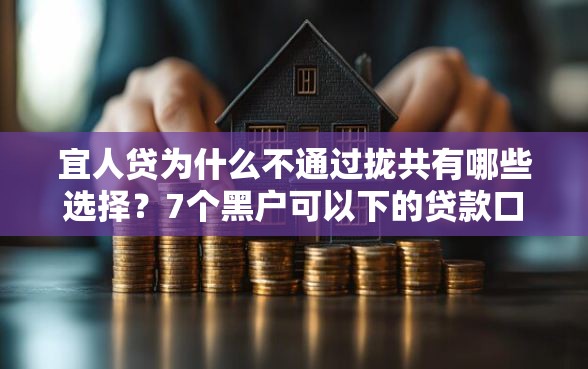 宜人贷为什么不通过拢共有哪些选择？7个黑户可以下的贷款口子详解