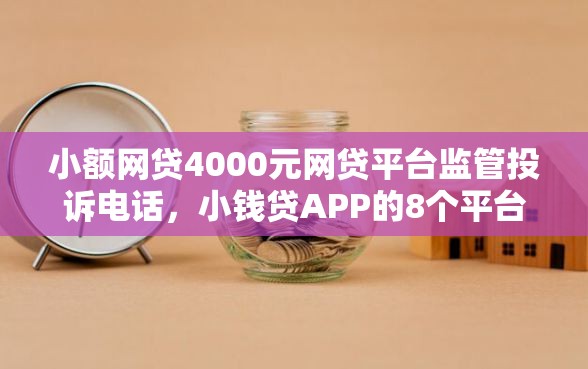 小额网贷4000元网贷平台监管投诉电话，小钱贷APP的8个平台介绍