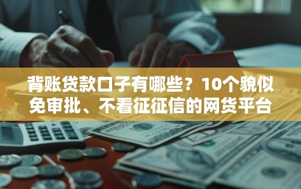 背账贷款口子有哪些？10个貌似免审批、不看征征信的网货平台合集
