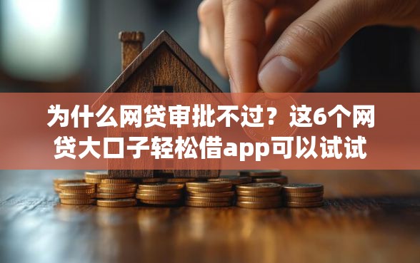 为什么网贷审批不过？这6个网贷大口子轻松借app可以试试
