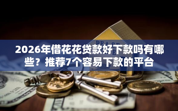 2026年借花花贷款好下款吗有哪些？推荐7个容易下款的平台