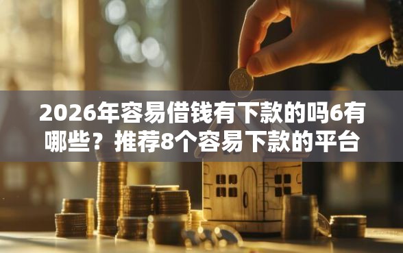 2026年容易借钱有下款的吗6有哪些？推荐8个容易下款的平台
