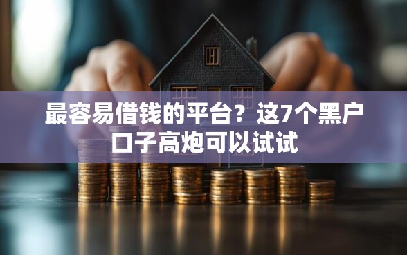 最容易借钱的平台？这7个黑户口子高炮可以试试