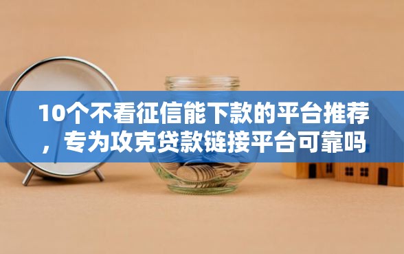 10个不看征信能下款的平台推荐，专为攻克贷款链接平台可靠吗难题