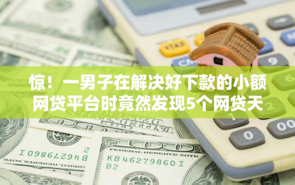 惊！一男子在解决好下款的小额网贷平台时竟然发现5个网贷天眼平台，事后分享了出来