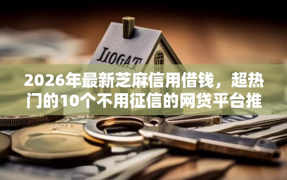 2026年最新芝麻信用借钱，超热门的10个不用征信的网贷平台推荐