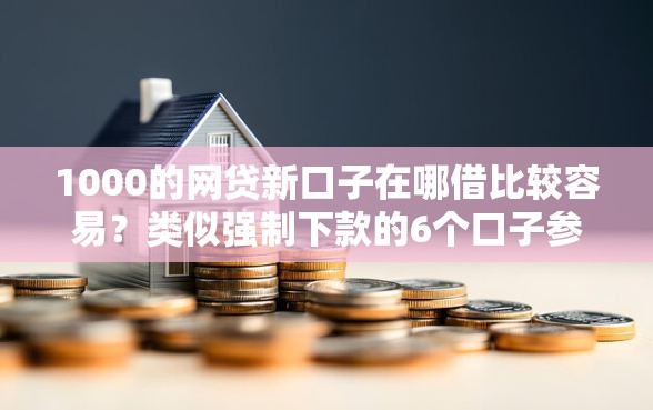 1000的网贷新口子在哪借比较容易？类似强制下款的6个口子参考