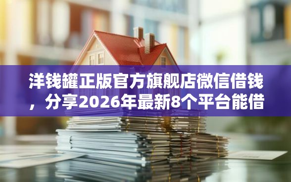 洋钱罐正版官方旗舰店微信借钱，分享2026年最新8个平台能借钱