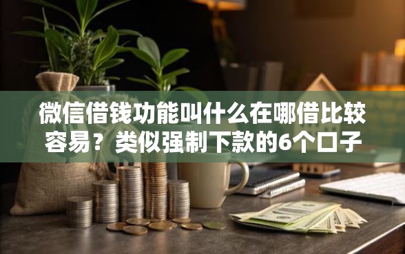 微信借钱功能叫什么在哪借比较容易？类似强制下款的6个口子参考