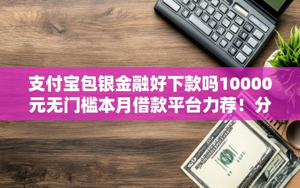 支付宝包银金融好下款吗10000元无门槛本月借款平台力荐！分享小额网贷口子10000元无门槛借款