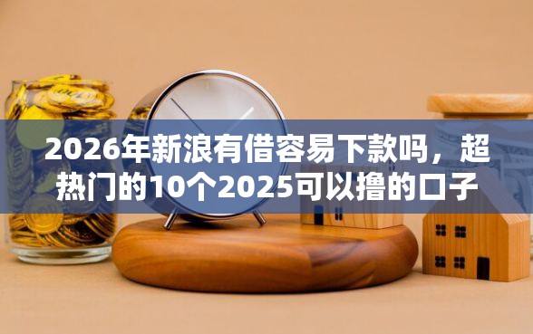 2026年新浪有借容易下款吗，超热门的10个2025可以撸的口子推荐