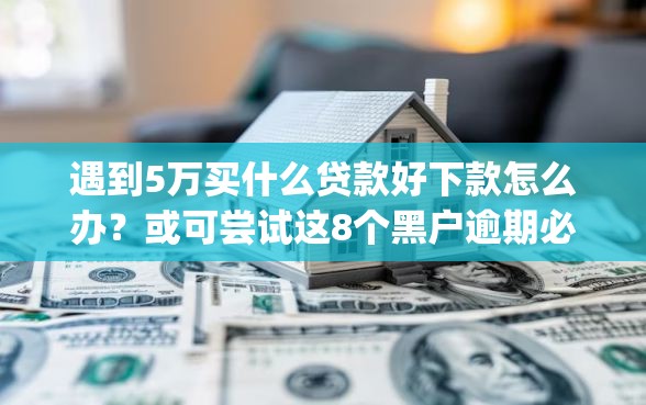 遇到5万买什么贷款好下款怎么办？或可尝试这8个黑户逾期必下网贷app名单
