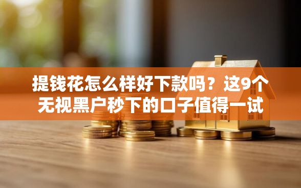 提钱花怎么样好下款吗？这9个无视黑户秒下的口子值得一试