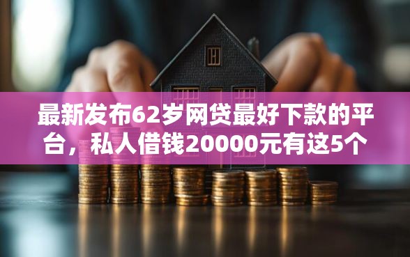 最新发布62岁网贷最好下款的平台，私人借钱20000元有这5个渠道