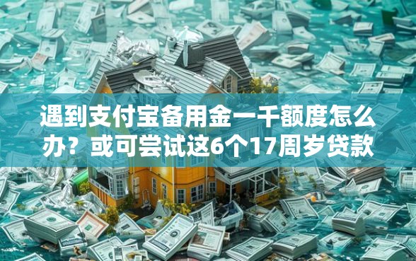 遇到支付宝备用金一千额度怎么办？或可尝试这6个17周岁贷款平台