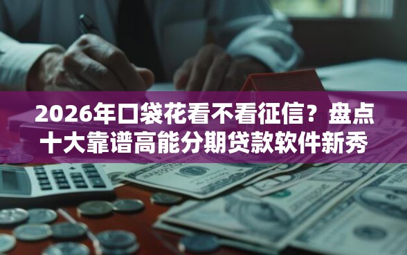 2026年口袋花看不看征信？盘点十大靠谱高能分期贷款软件新秀