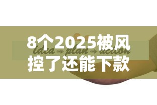 8个2025被风控了还能下款的平台推荐，专为攻克没有被秒拒会通过么难题