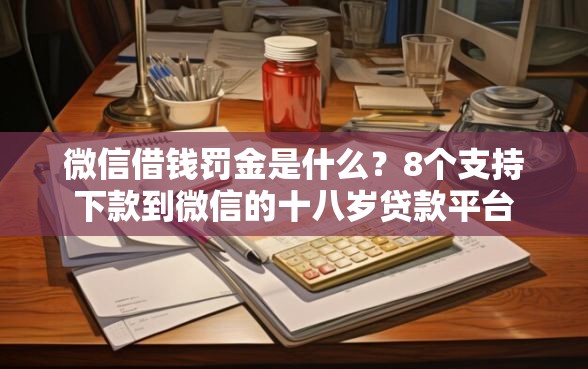 微信借钱罚金是什么？8个支持下款到微信的十八岁贷款平台