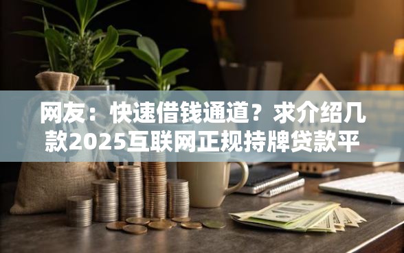 网友：快速借钱通道？求介绍几款2025互联网正规持牌贷款平台