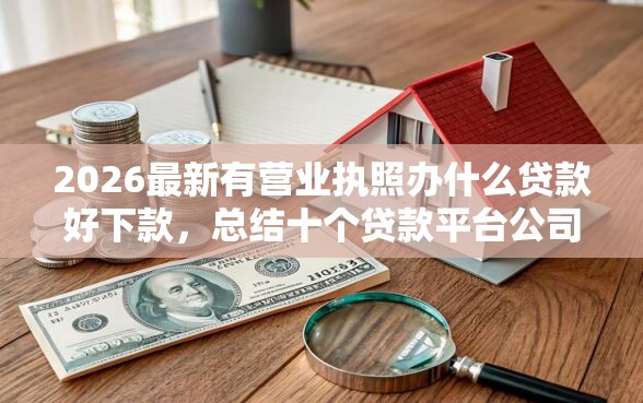 2026最新有营业执照办什么贷款好下款，总结十个贷款平台公司！