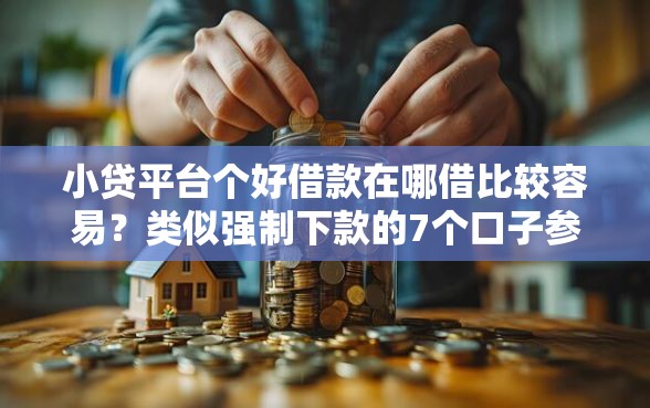 小贷平台个好借款在哪借比较容易？类似强制下款的7个口子参考