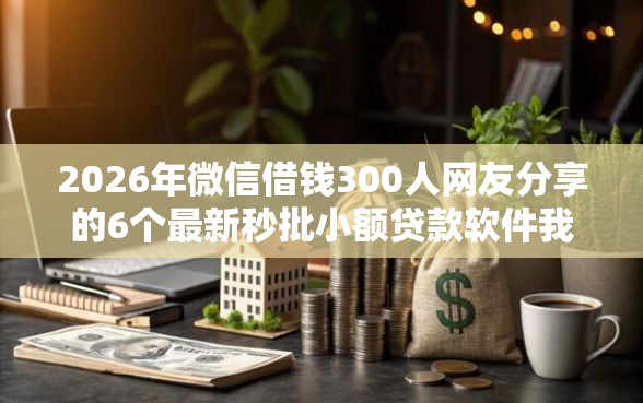 2026年微信借钱300人网友分享的6个最新秒批小额贷款软件我觉得不错！