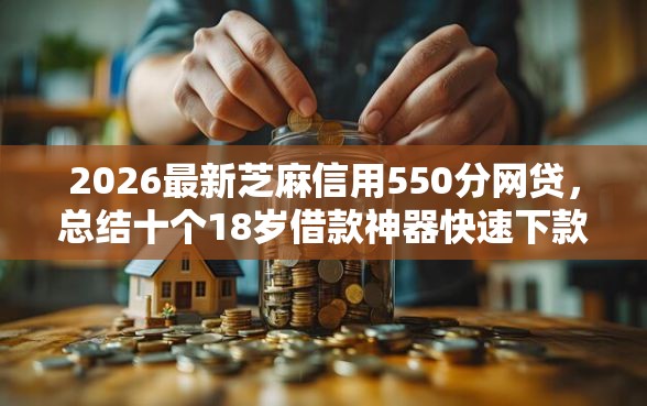 2026最新芝麻信用550分网贷，总结十个18岁借款神器快速下款平台！