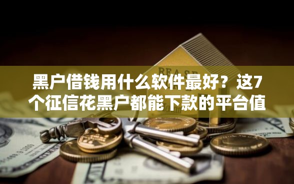 黑户借钱用什么软件最好？这7个征信花黑户都能下款的平台值得一试