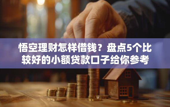 悟空理财怎样借钱？盘点5个比较好的小额贷款口子给你参考