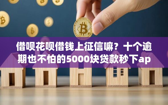 借呗花呗借钱上征信嘛？十个逾期也不怕的5000块贷款秒下app