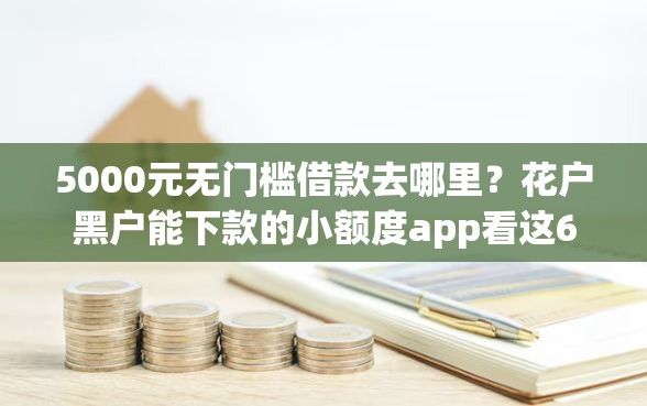 5000元无门槛借款去哪里？花户黑户能下款的小额度app看这6个平台