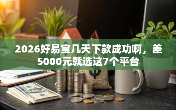 2026好易宝几天下款成功啊，差5000元就选这7个平台