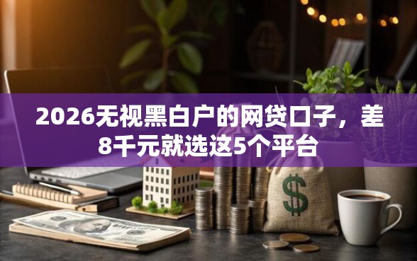 2026无视黑白户的网贷口子，差8千元就选这5个平台