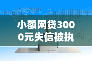 小额网贷3000元失信被执行人可以贷款的平台，拍来贷被拒是什么原因的6个平台介绍