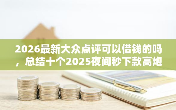 2026最新大众点评可以借钱的吗，总结十个2025夜间秒下款高炮口子！