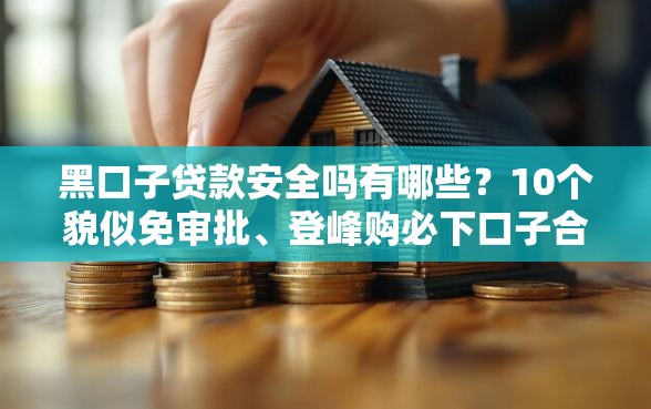 黑口子贷款安全吗有哪些？10个貌似免审批、登峰购必下口子合集
