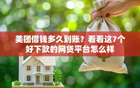 美团借钱多久到账？看看这7个好下款的网贷平台怎么样