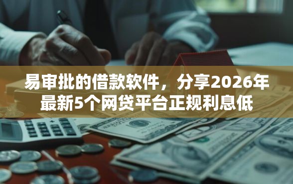易审批的借款软件，分享2026年最新5个网贷平台正规利息低