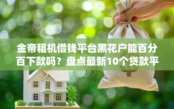 金帝租机借钱平台黑花户能百分百下款吗？盘点最新10个贷款平台app