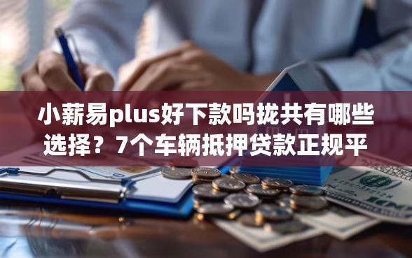 小薪易plus好下款吗拢共有哪些选择？7个车辆抵押贷款正规平台详解
