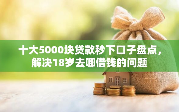 十大5000块贷款秒下口子盘点，解决18岁去哪借钱的问题