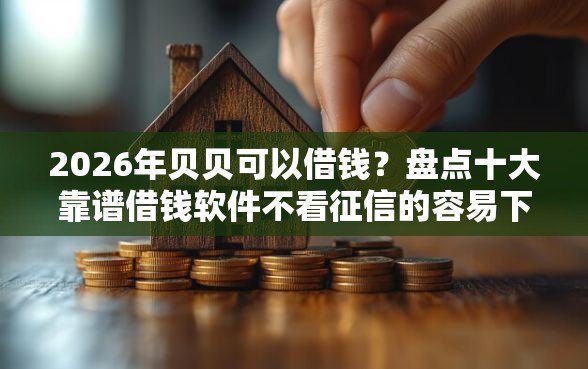 2026年贝贝可以借钱？盘点十大靠谱借钱软件不看征信的容易下款的