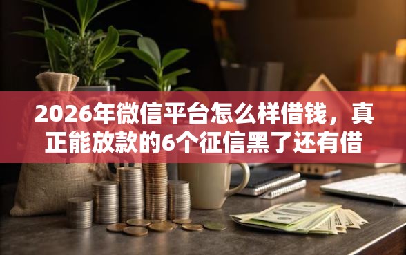 2026年微信平台怎么样借钱，真正能放款的6个征信黑了还有借款平台可以借钱推荐