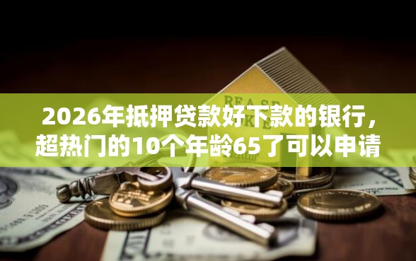 2026年抵押贷款好下款的银行，超热门的10个年龄65了可以申请的网贷平台推荐