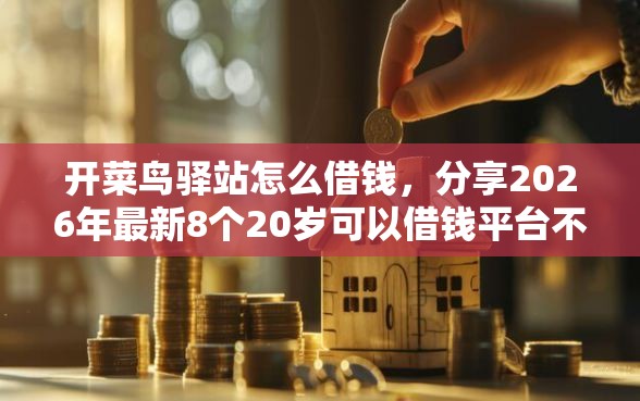 开菜鸟驿站怎么借钱，分享2026年最新8个20岁可以借钱平台不查征信的平台